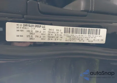 2015 Jeep Grand Cherokee Limited from USA, damaged, VIN 1C4RJFBG8FC711843